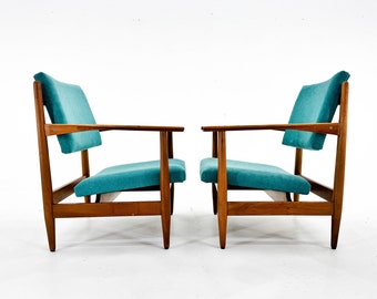 Pair of Mid-Century Armchairs, Czechoslovakia, 1970's