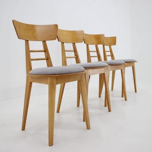 1980s Set of Four Dining Chairs by Ton, Czechoslovakia