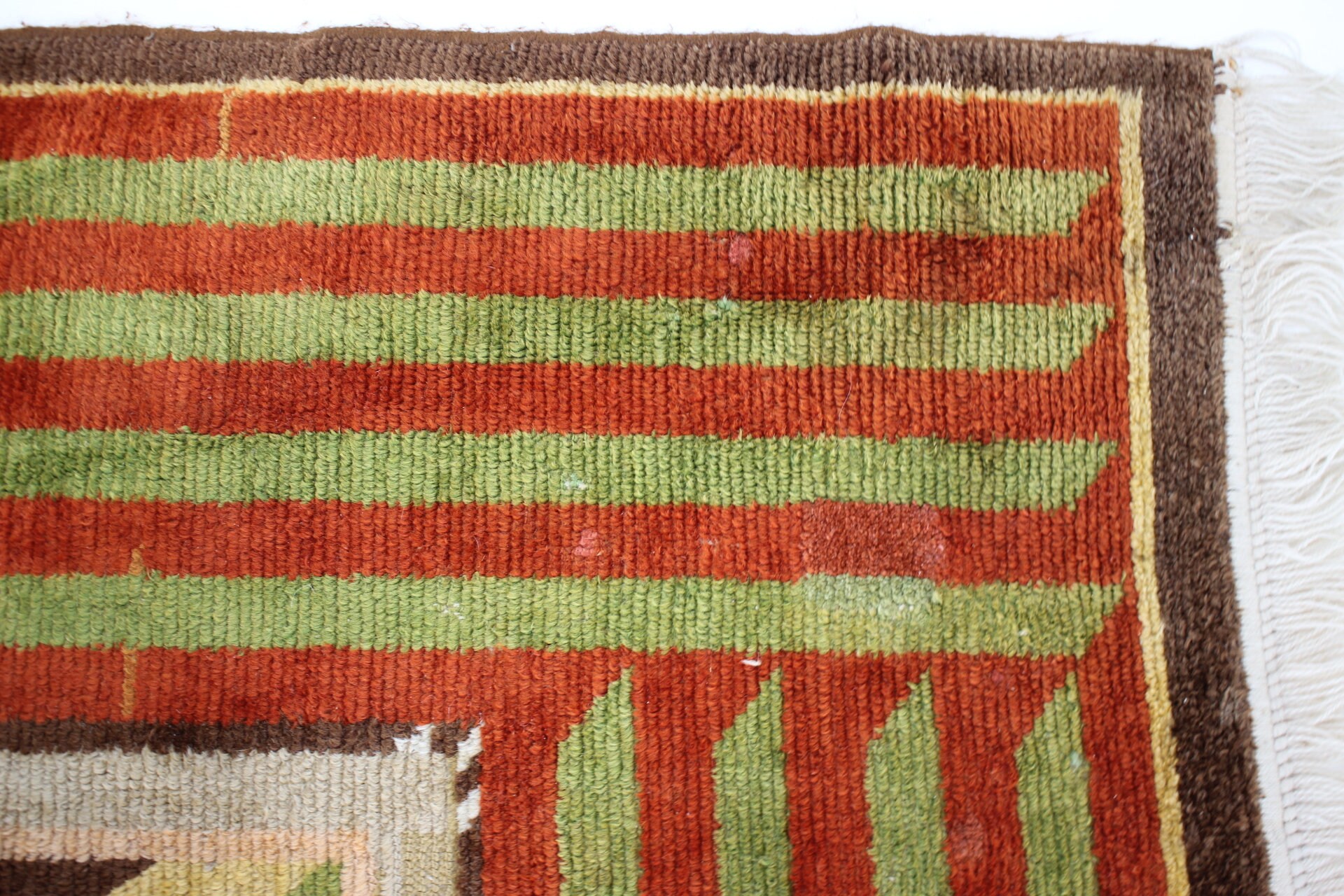 1930s Rare Art Deco Wool Carpet/rug ,czechoslovakia / Mid-century ...