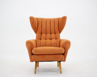 Wing Chair uit de jaren 60, Tsjechoslowakije