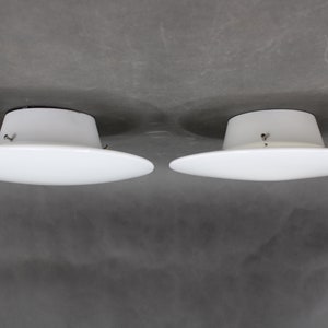 1970s Pair of Arne Jacobsen 'Eklipta' Wall or Ceiling Light for Louis Poulsen,Denmark / mid-century /