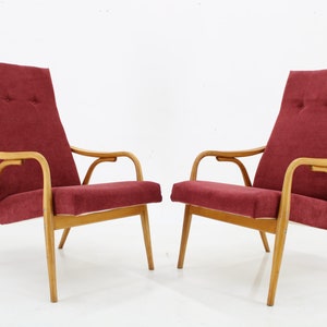 1960s Antonin Suman Pair of Restored Armchairs