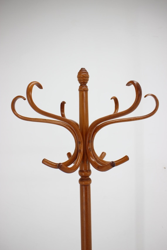 1980s Beech Coat Hanger by Ton, Czechoslovakia - Etsy