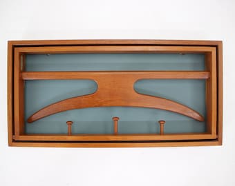 Vintage Teak Coat Hanger – 1960s Danish Mid-Century Modern Design