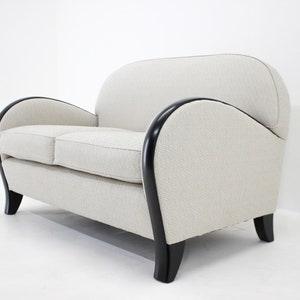 1940s Italian Newly Upholstered Two Seat Sofa / Vintage Sofa / Italian Design