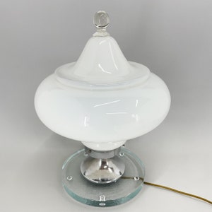 Rare Italian Murano Glass Table Lamp by Carlo Nason for Mazzega, 1970&#39;s