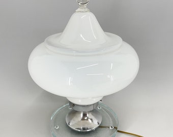Rare Italian Murano Glass Table Lamp by Carlo Nason for Mazzega, 1970's