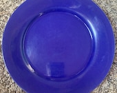Vintage GMB Gladding McBean Co Franciscan Dinnerware blue 10.5 plate free shipping