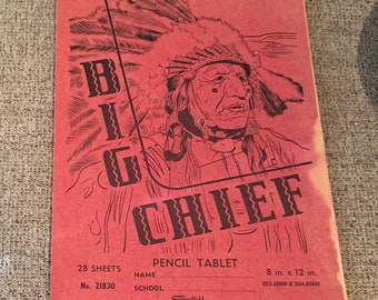 Big Chief Writing Tablet - Etsy