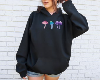 Mushroom Hoodie |Mushroom Sweatshirt | Mushroom Shirt Gifts | Unisex Hoodie | Botanical Sweatshirt | Nature Lover Gift | Pullover Hoodie