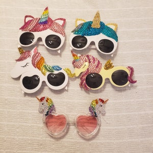 UNICORN Rhinestone Sunglasses