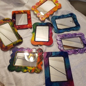 Rectangle colorful mirrors