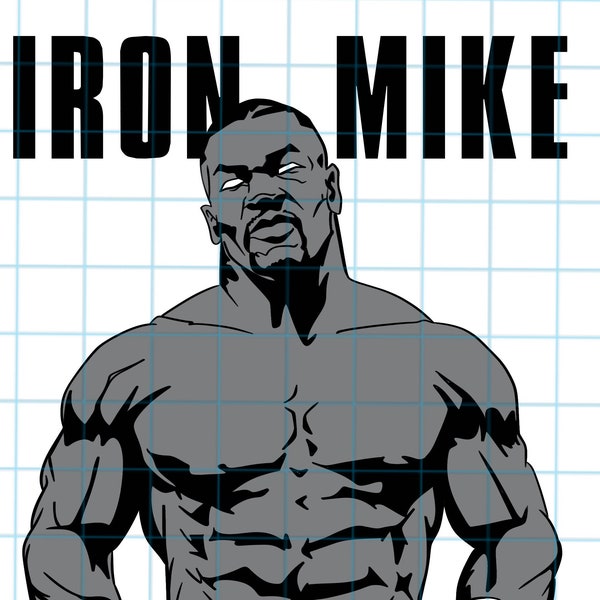 Mike Tyson SVG Iron Mike Clipart, tshirt design