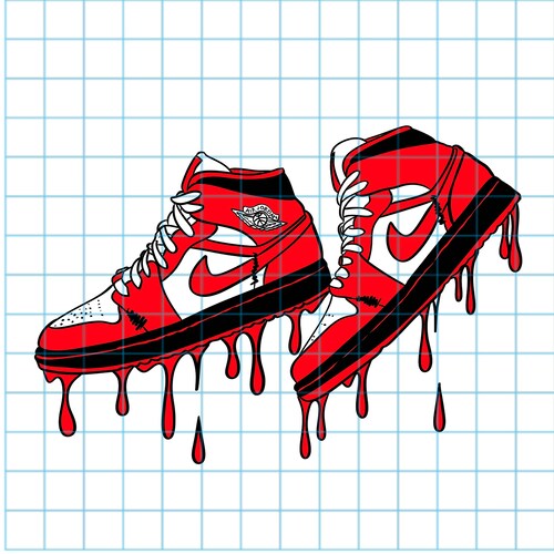 Jordan 1 Drip Svg - Etsy