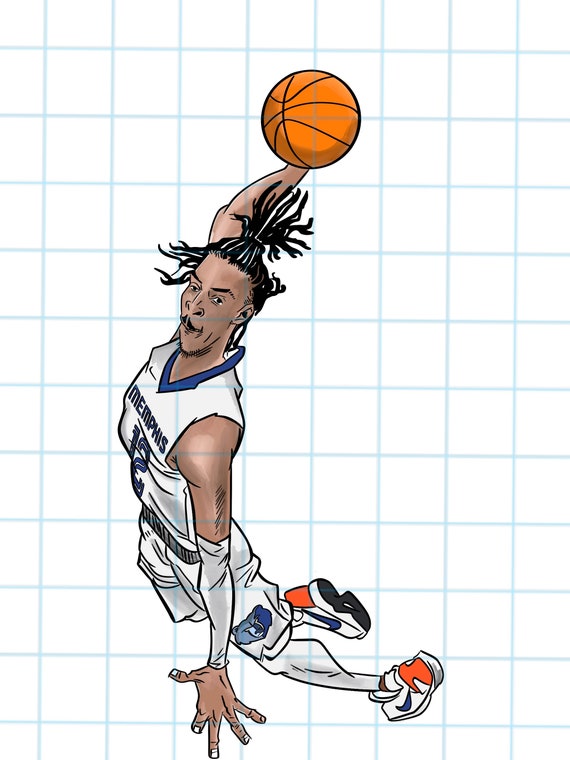 Ja Morant Wall Art. SVG . Tshirt Design -  Hong Kong