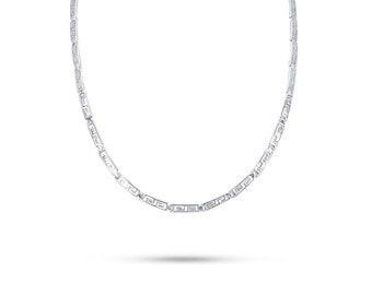 Collier méandre en argent