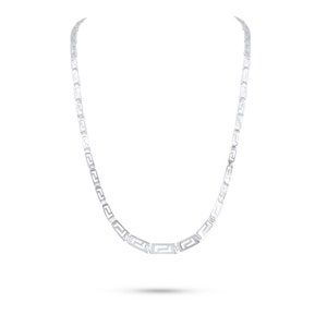 Silver Meander Necklace