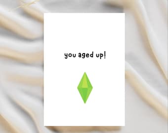 Sims Birthday Card for Him | Raunchy Birthday Card for Husband | girlfriend Birthday Card | friend Birthday Card | Raunchy Birthday Gifts