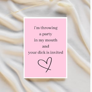 Dirty Birthday Karte für Ihn | Raunchy Geburtstagskarte für Ehemann | Karte zum Geburtstag für Freund | Originelle Geburtstagskarte | Raunchy Geburtstag Geschenke