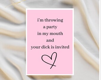Dirty Birthday Card for Him | Raunchy Birthday Card for Husband | Boyfriend Birthday Card | Witty Birthday Card | Raunchy Birthday Gifts
