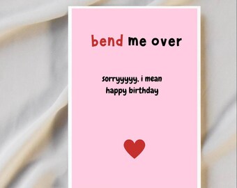 Birthday Card for Him | Raunchy Birthday Card for Husband | Boyfriend Birthday Card | Witty Birthday Card | Raunchy Birthday Gifts, Dirty
