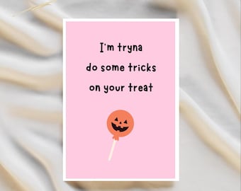 Designer Greetings Halloween Card - Funny Scary Guys Card For Husband With Gold Foil