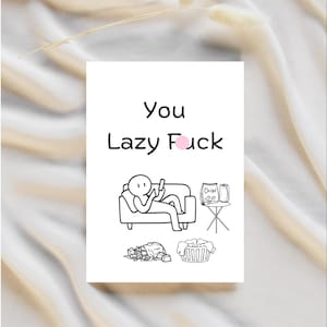 Funny card for a friend, quirky cards, snarky humor cards, friendship card, Birthday Card, cards for friends, card for boyfriend