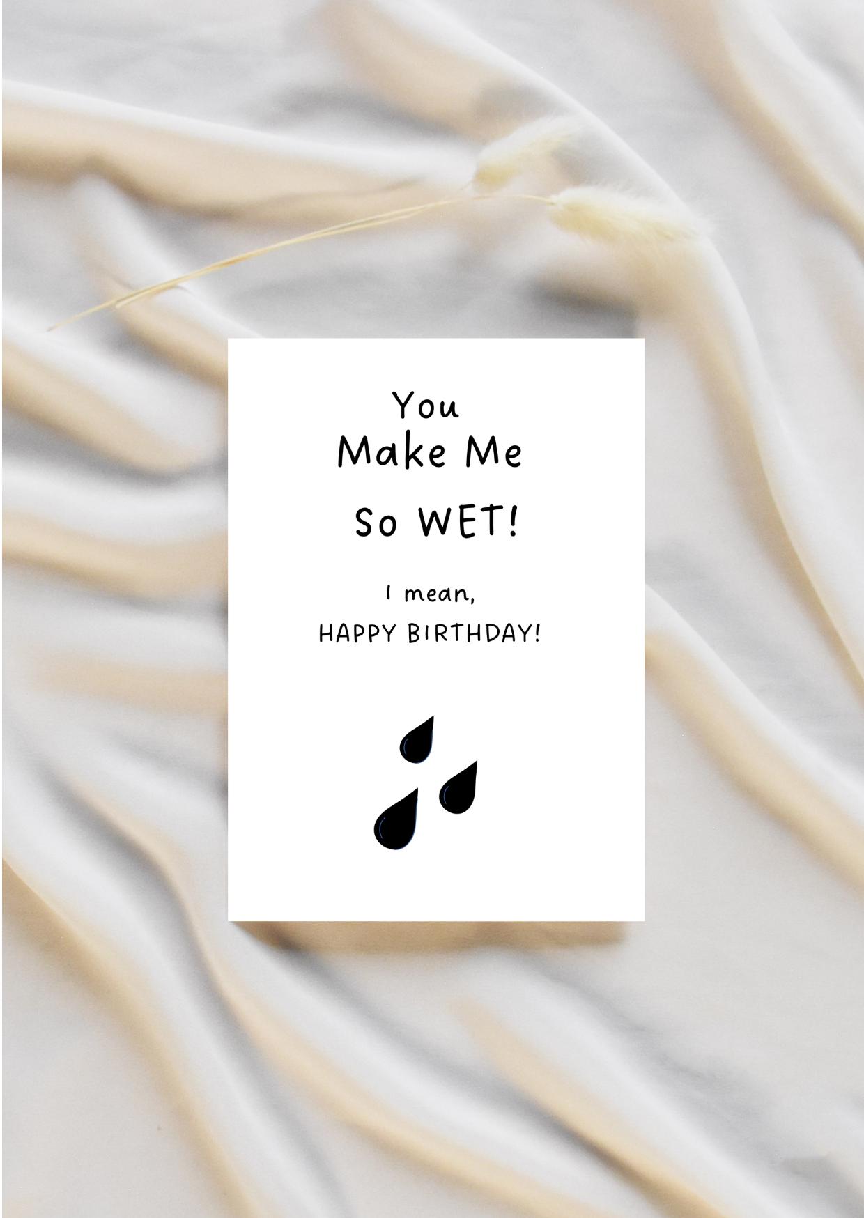 Dirty Birthday Card for Him | Raunchy Birthday Card for Husband | Boyfriend Birthday Card | Witty Birthday Card | Raunchy Birthday Gifts