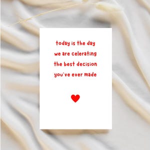 Funny Anniversary Card for Husband - Happy Anniversary Card Boyfriend - Dirty Anniversary Card for Wife - Cute Anniversary Card for Him