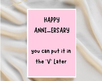 Anniversary Card For Boyfriend, Anniversary Card for Husband, Anniversary Card For Him, Love Card For Husband, Funny Anniversary Gifts