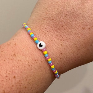 Pansexual Pride Bracelet, Pride Bracelet, Pansexual Pride, Beaded Pansexual Pride Bracelet, Pan Pride bracelet, Pansexual Pride Jewelry
