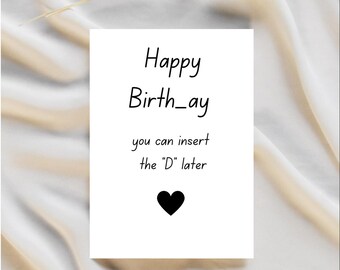 Birthday Card for Him | Raunchy Birthday Card for Husband | Boyfriend Birthday Card | Witty Birthday Card | Raunchy Birthday Gifts