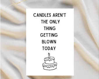 Dirty Birthday Card for Him | Raunchy Birthday Card for Husband | Boyfriend Birthday Card | Witty Birthday Card | Raunchy Birthday Gifts