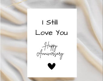 Anniversary Card For Him: Love Card