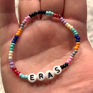 Eras Tour Bracelets, Taylor Bracelet, Album Bracelets, Eras 2023 Concert, Friendship Exchange Bracelets, Custom Name Bracelet, Friends gift