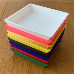 Jigsaw Puzzle Sorting Trays 8 Pieces Stackable Large Surface Double Sided  Folding Trays for Puzzles 1000 to 1500 Pieces 