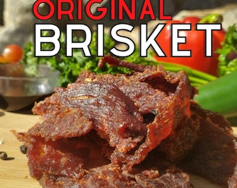ORIGINAL Brisket beef Jerky  BIG 7OZ. Bag