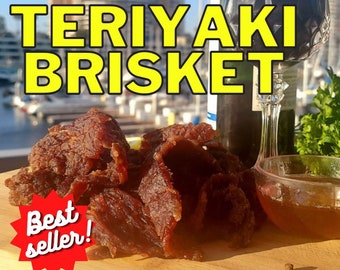 TERIYAKI BRISKET beef jerky BIG 7OZ. Bag