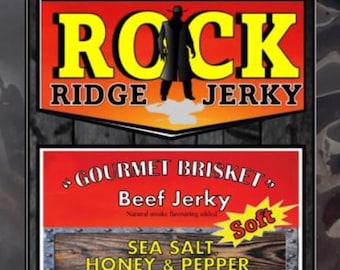 MEERSALZ, Honig und PFEFFER Jerky Big 7OZ. Tasche