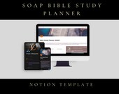 SOAP Bible Study Planner: Digital Notion Template