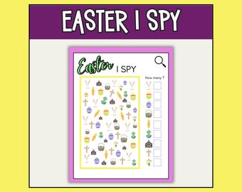 Printable Easter I Spy Game for Kids (PDF)