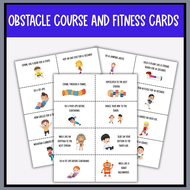 Fitness Card - Etsy
