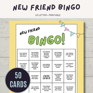 Get to Know You Bingo | Find Someone Who | Find the Guest Bingo | Icebreaker Bingo | Icebreaker Game |  Icebreaker Activity | Human Bingo