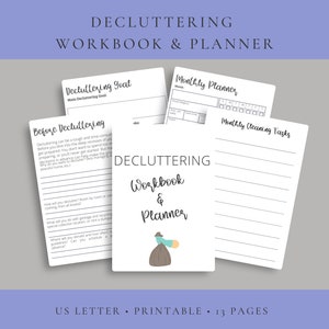 Entrümpel-Arbeitsheft: 30-Tage-Challenge, Putzplan (PDF)