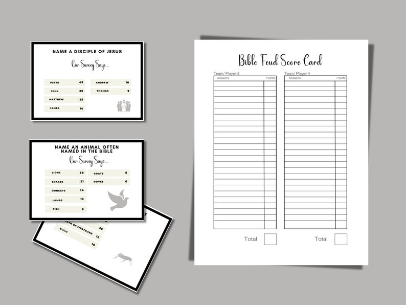 Printable Bible Feud | Friendly Feud Bible Edition | Youth Group Games ...