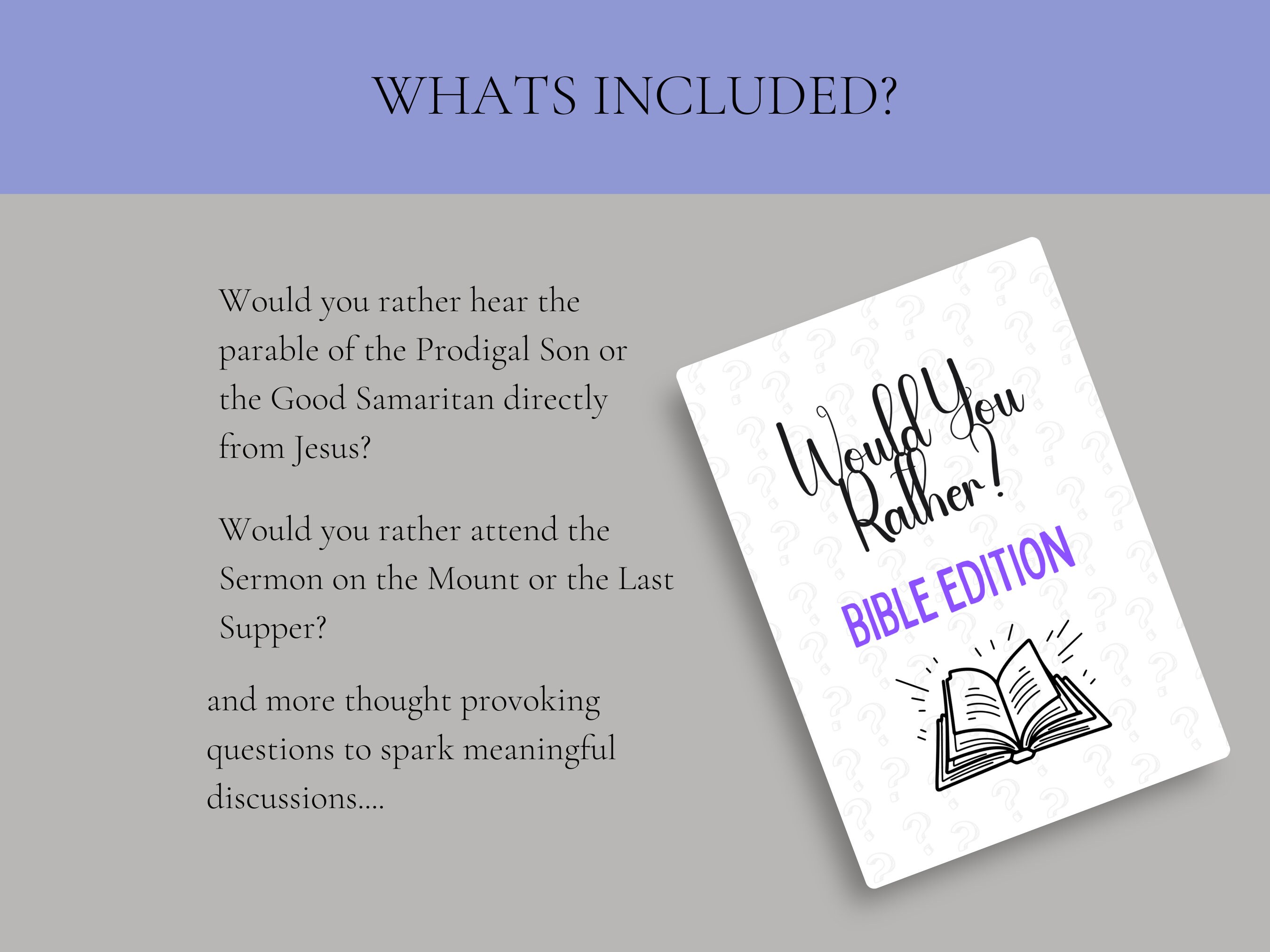 Printable "would You Rather" Bible Edition | Bible This or That | Bible ...