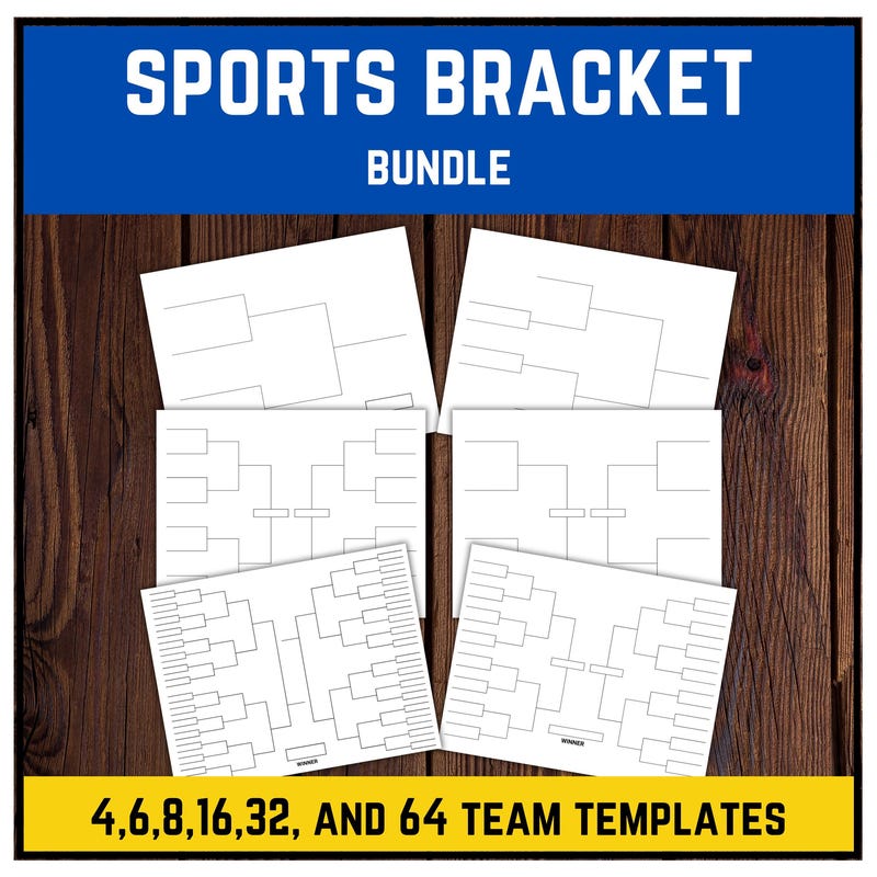 Printable Blank Bracket - Etsy