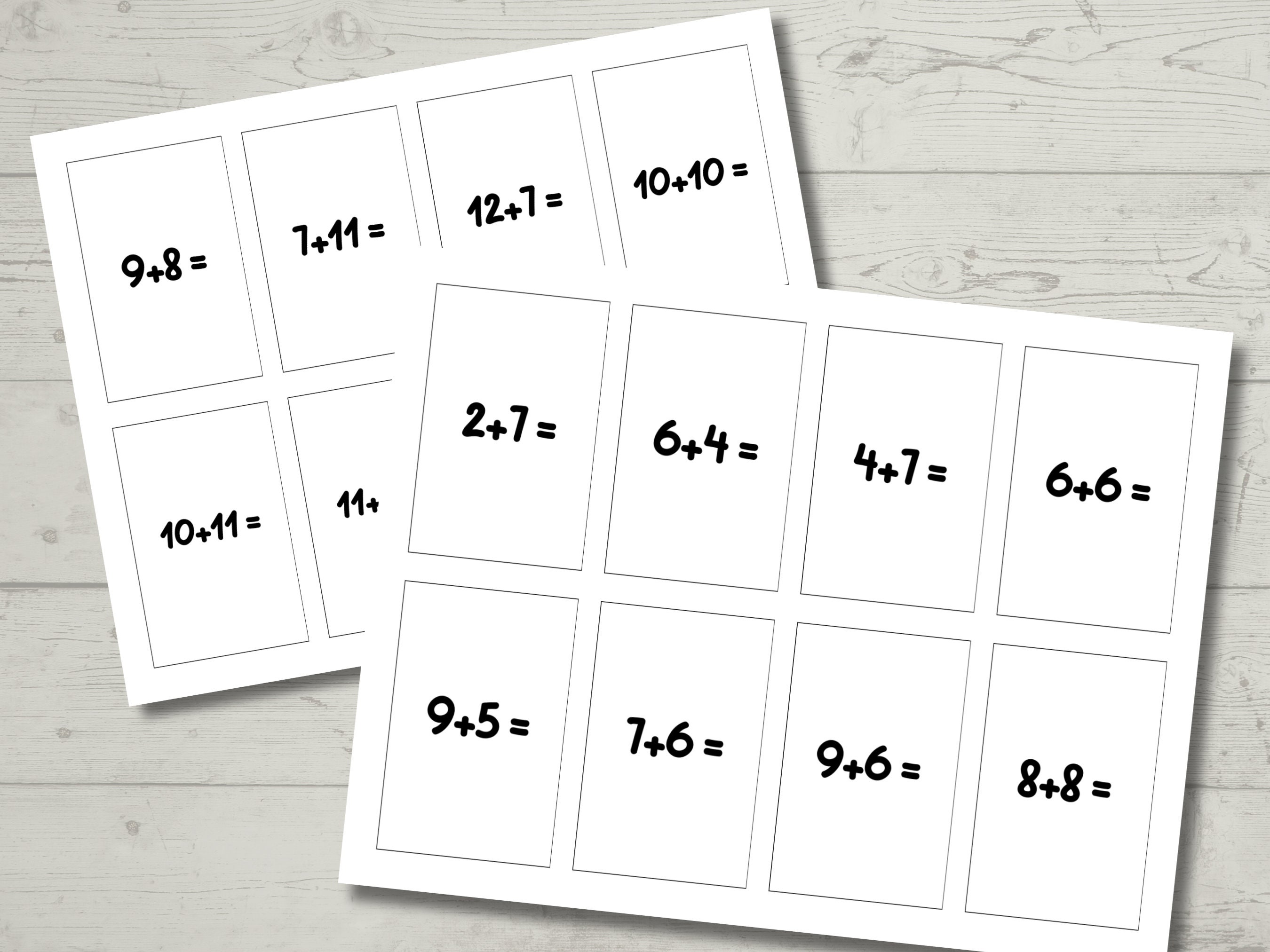 Printable Addition Bingo Game for Kids K-3 | Homeschool Resource | Math ...