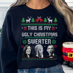 Miss me yet obama christmas sweater top