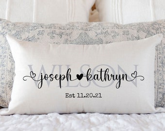 Engagement gift for couple, Custom engagement gift, Wedding gift, Gift for bride, Wedding Gifts, Wedding Gifts for Couple, Custom Pillow